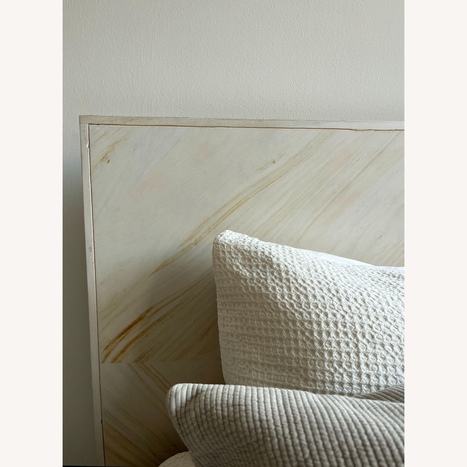 Light Oak Wood Queen Bed Frame - image-3