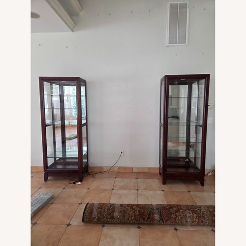 Used Curio/Display Cabinets Wood and Glass for sale on AptDeco
