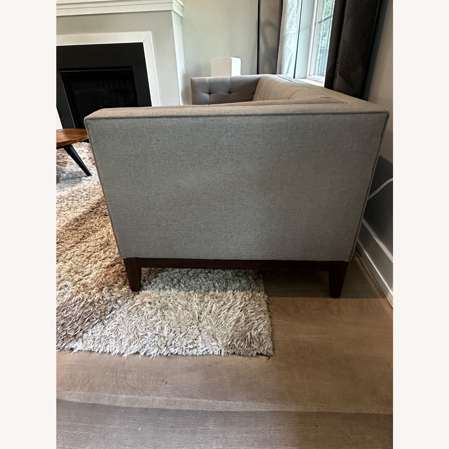 TOV Furniture Modern Gray Tufted Sofa - image-3