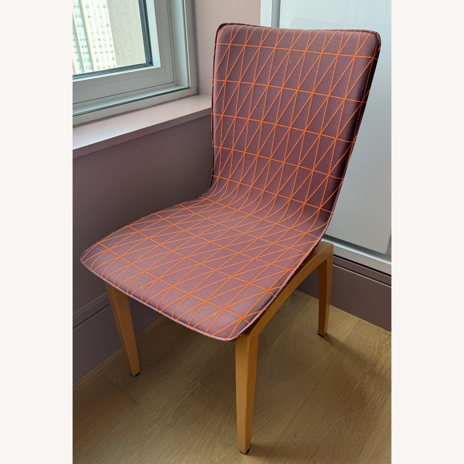 Ligne Roset Dining Chairs (Custom Fabric) (6) - image-1