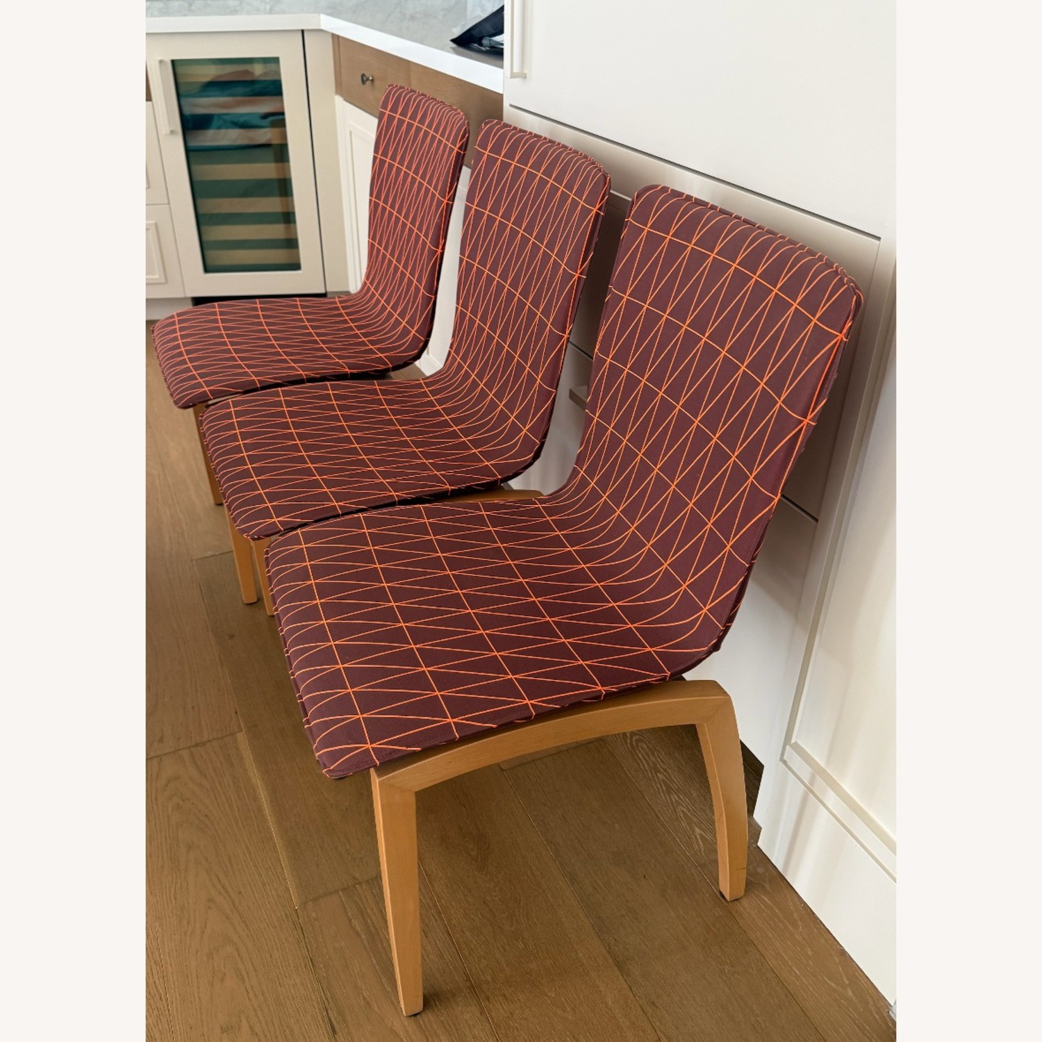 Ligne Roset Dining Chairs (Custom Fabric) (6) - image-2