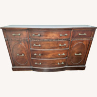 Vintage/Antique Dark Brown Wood Sideboard