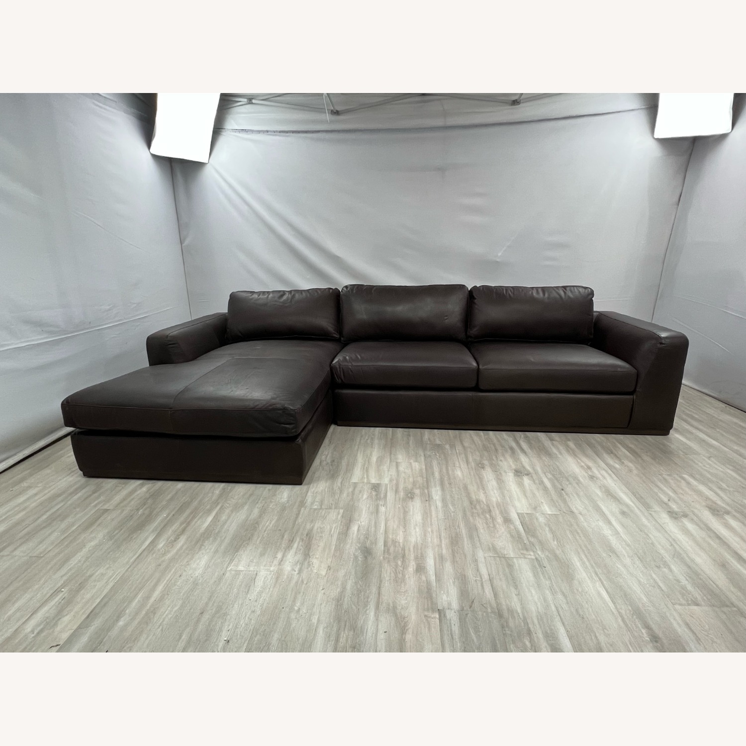 Four Hands Colt 2-Piece Sectional - Heirloom Cigar - image-1