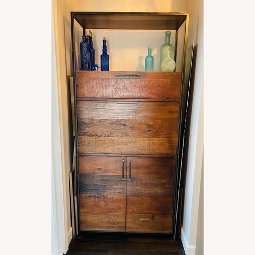 Used Crate & Barrel Clive Bar Cabinet for sale on AptDeco