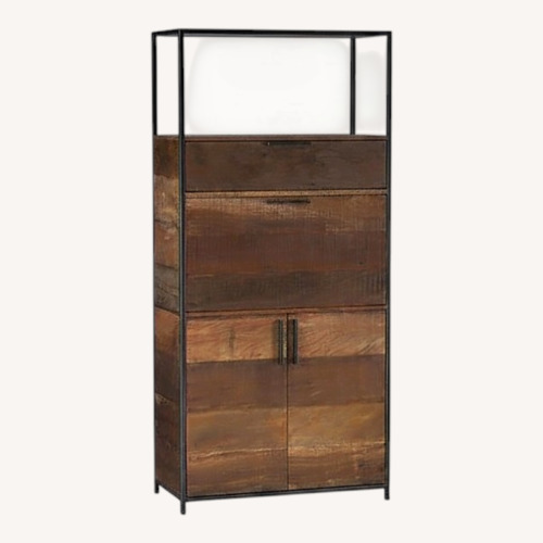 Used Crate & Barrel Clive Bar Cabinet for sale on AptDeco