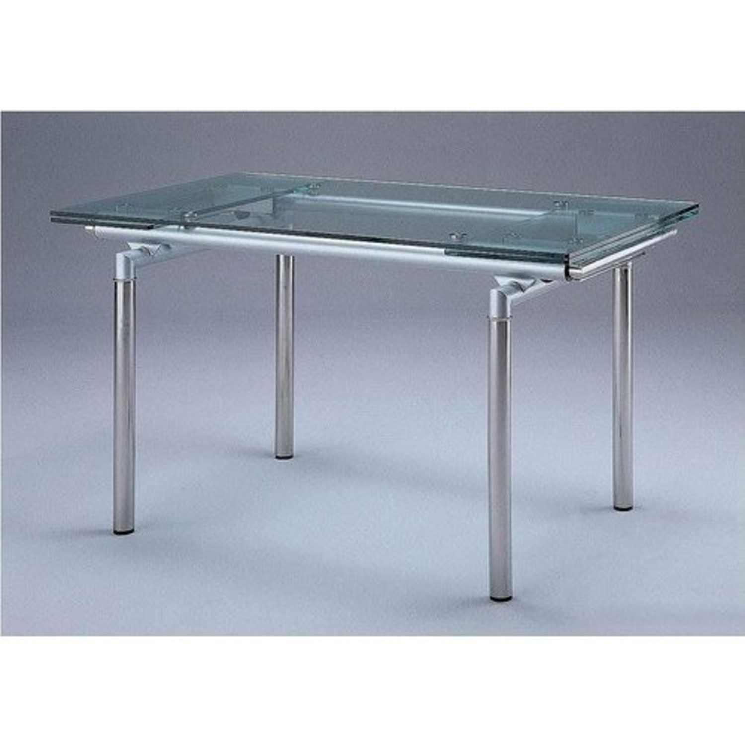 Modern Glass Dining Table-Extendable - image-6