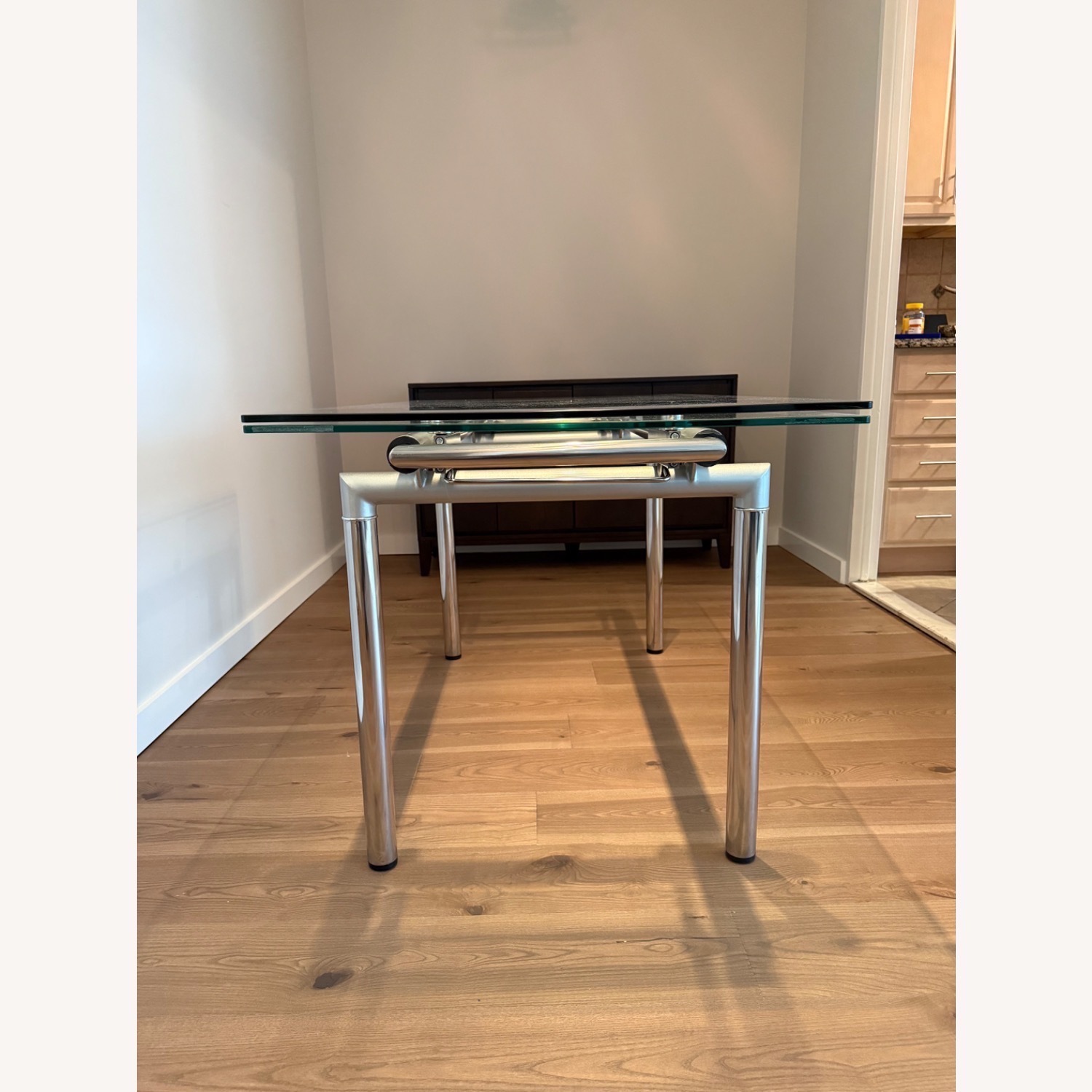 Modern Glass Dining Table-Extendable - image-2
