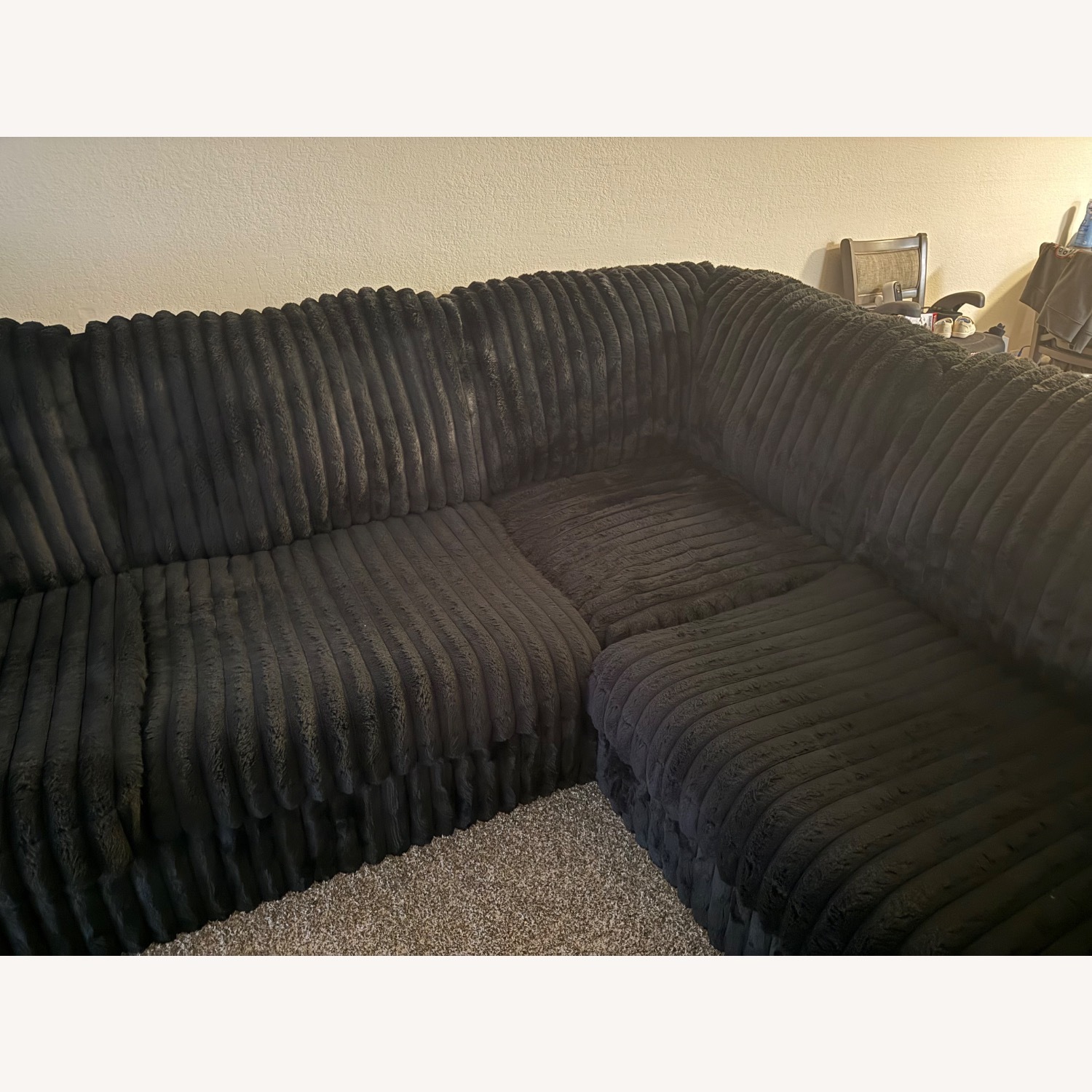 Ashley Furniture Black 3+ Piece Sectional - image-1