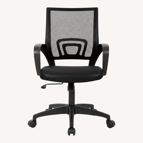 Used Black Plastic ergonomic Office Chair for sale on AptDeco