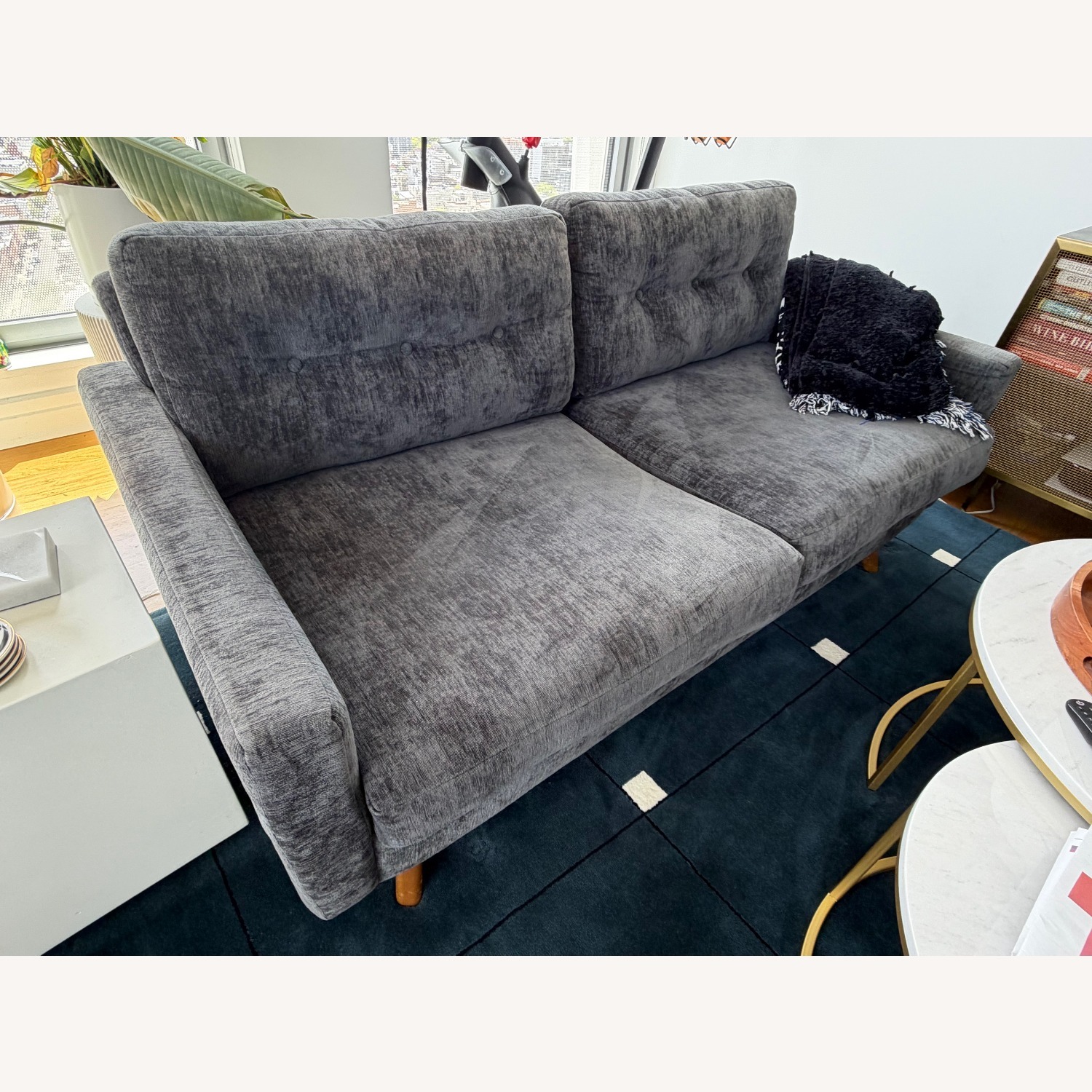 Joybird Hopson Black 2 Seater Sofa - image-2