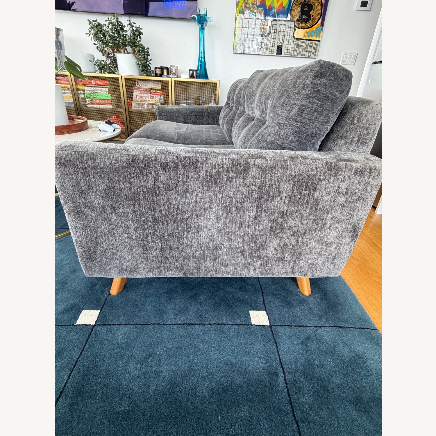 Joybird Hopson Black 2 Seater Sofa - image-3