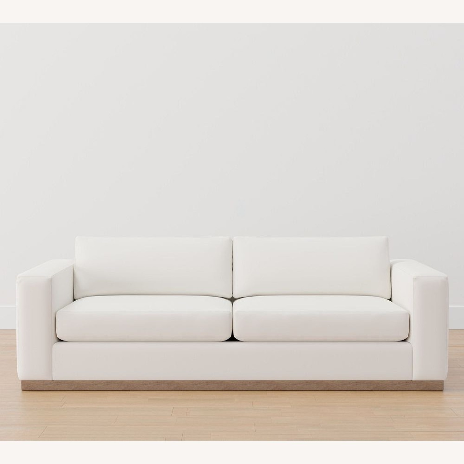 Pottery Barn Carmel Square Arm Upholstered Grand Sofa 98"  - image-1