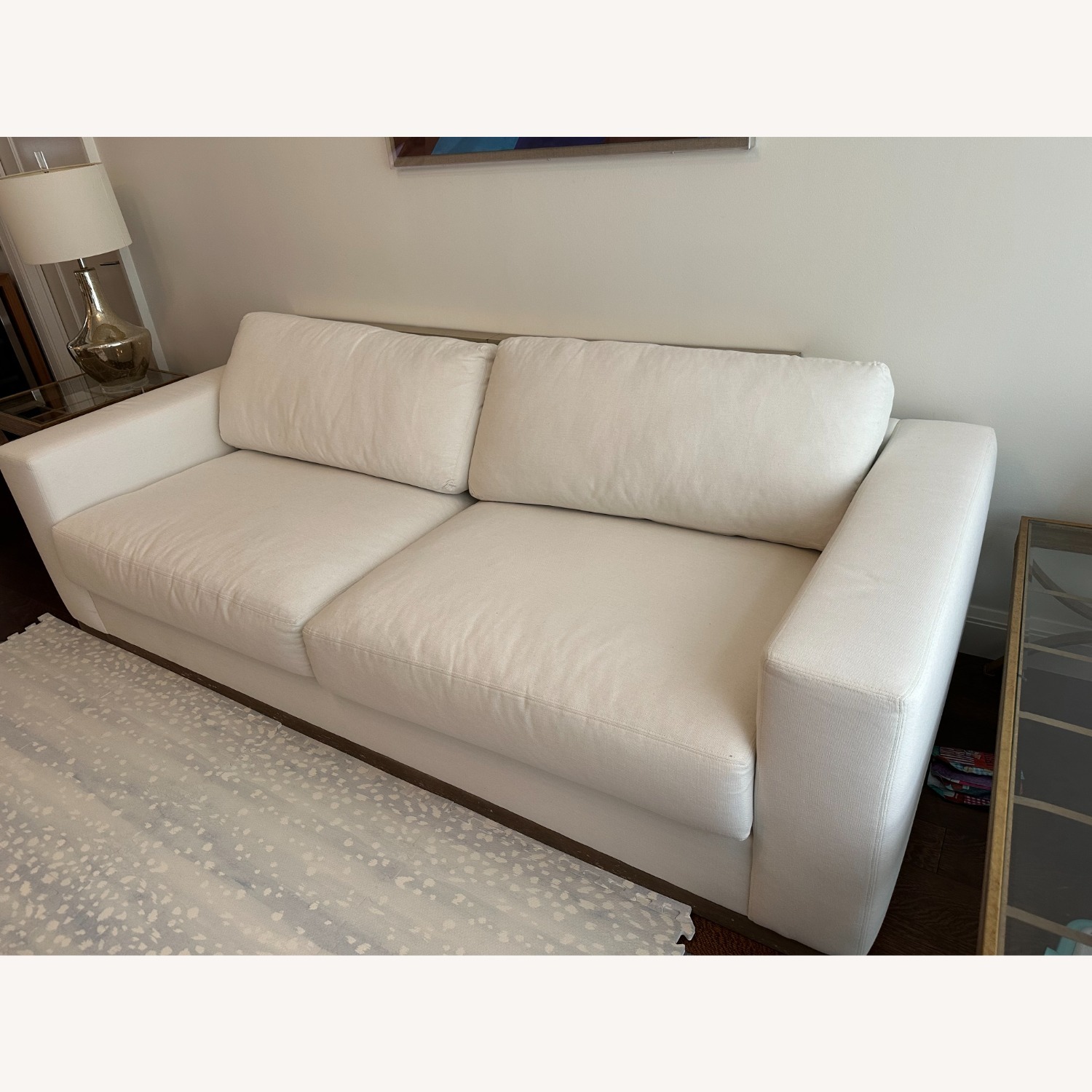 Pottery Barn Carmel Square Arm Upholstered Grand Sofa 98"  - image-6