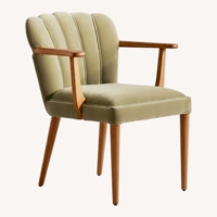 Soho Home Mae Green Velvet Dining Chair