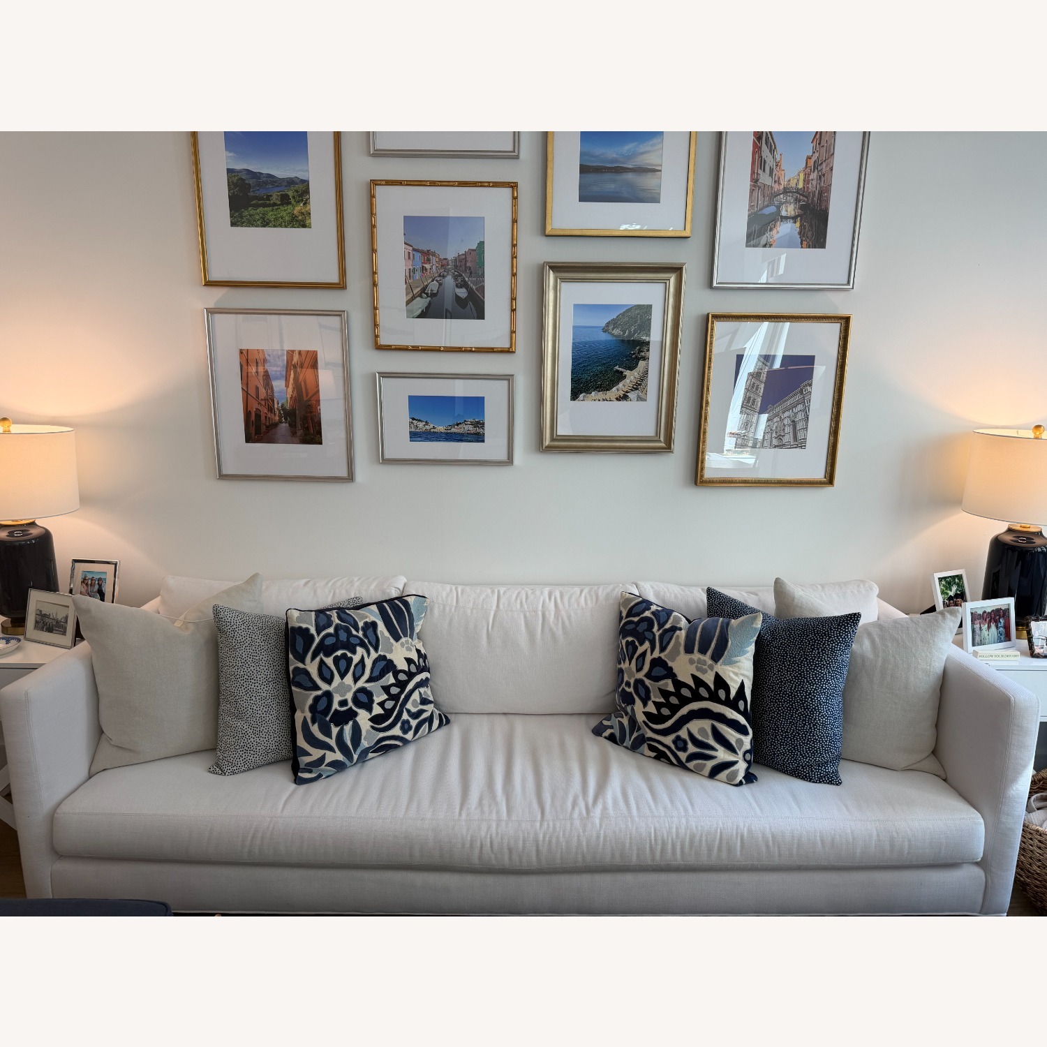 Serena & Lily White Barton Track Arm Sofa  - image-1