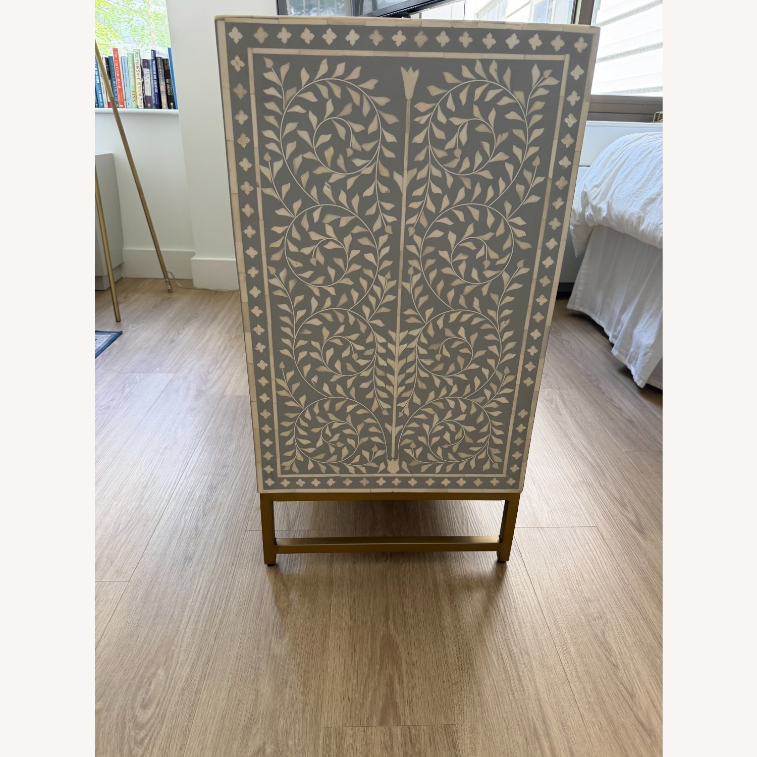 Anthropologie Scroll Vine Inlay Six-Drawer Dresser - image-3