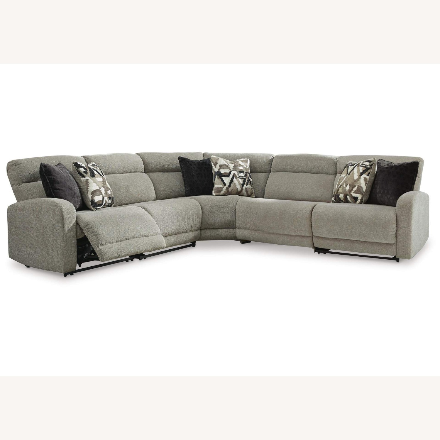 Colleyville Natural Fabric 3+ Seater Sofa - image-4