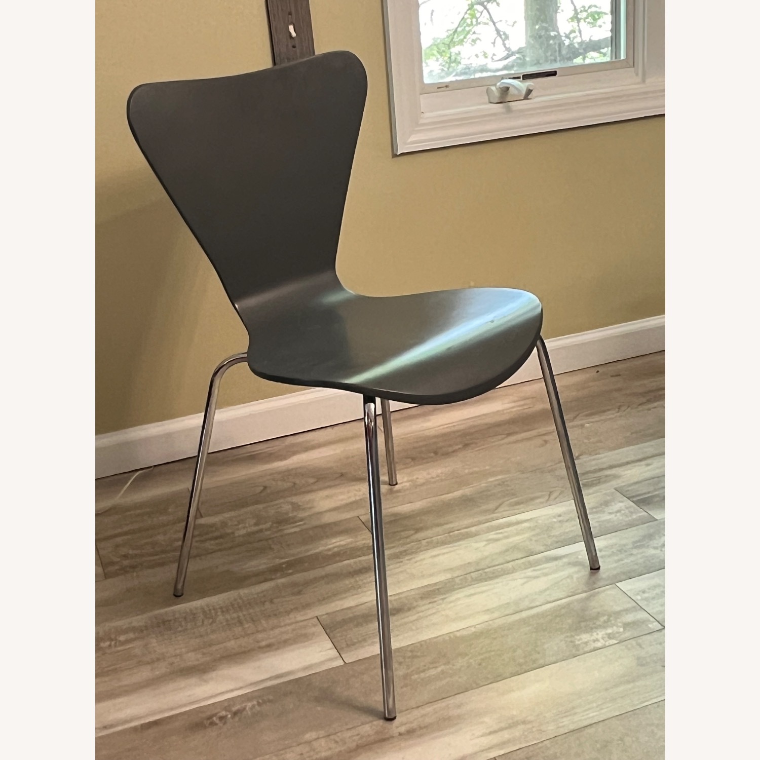 Room & Board Pike Light Gray Dining Chair - image-7
