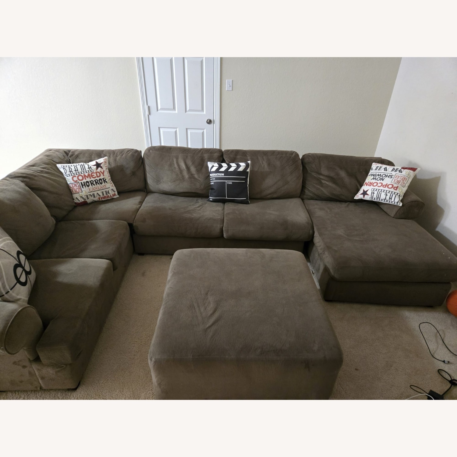 Ashley Furniture Dark Brown 3+ Piece Sectional - image-1