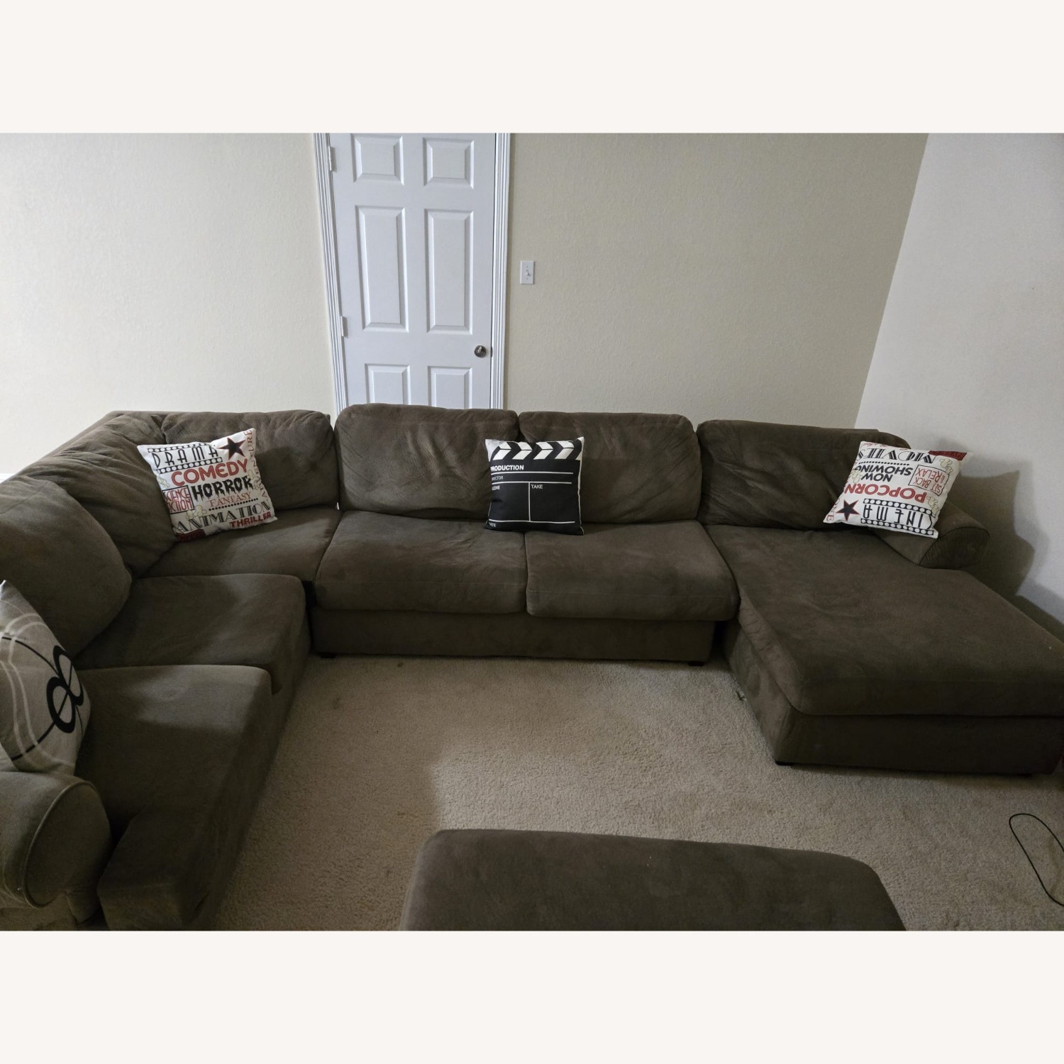 Ashley Furniture Dark Brown 3+ Piece Sectional - image-2