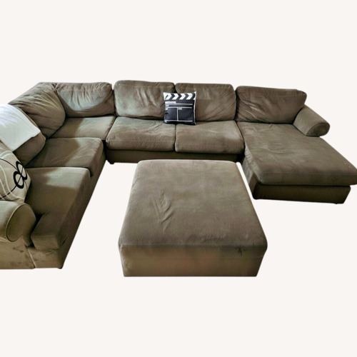 Used Ashley Furniture Dark Brown 3+ Piece Sectional for sale on AptDeco