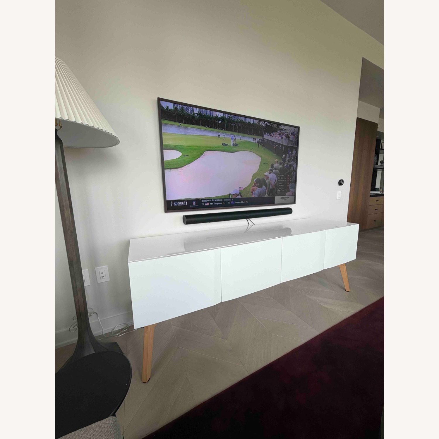 CB2 Alba Large White Lacquer Credenza - image-2