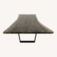Brown/Grey Wood Dining Table