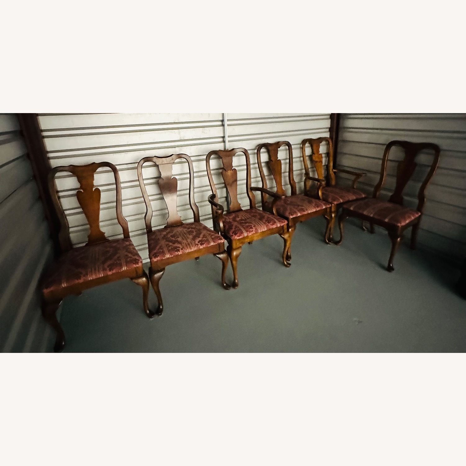 Thomasville Oval Cherry Wood Dining Set - image-5