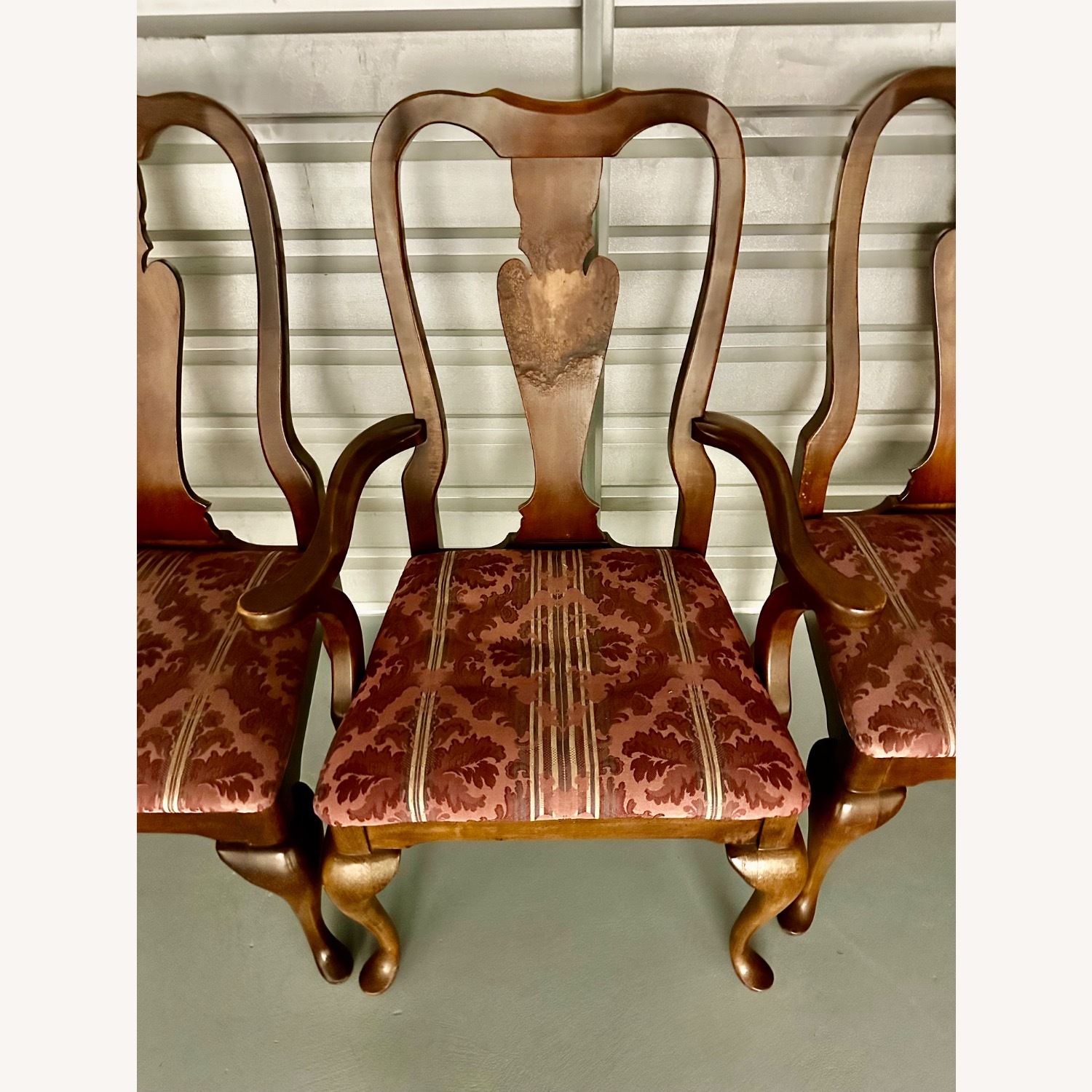 Thomasville Oval Cherry Wood Dining Set - image-7