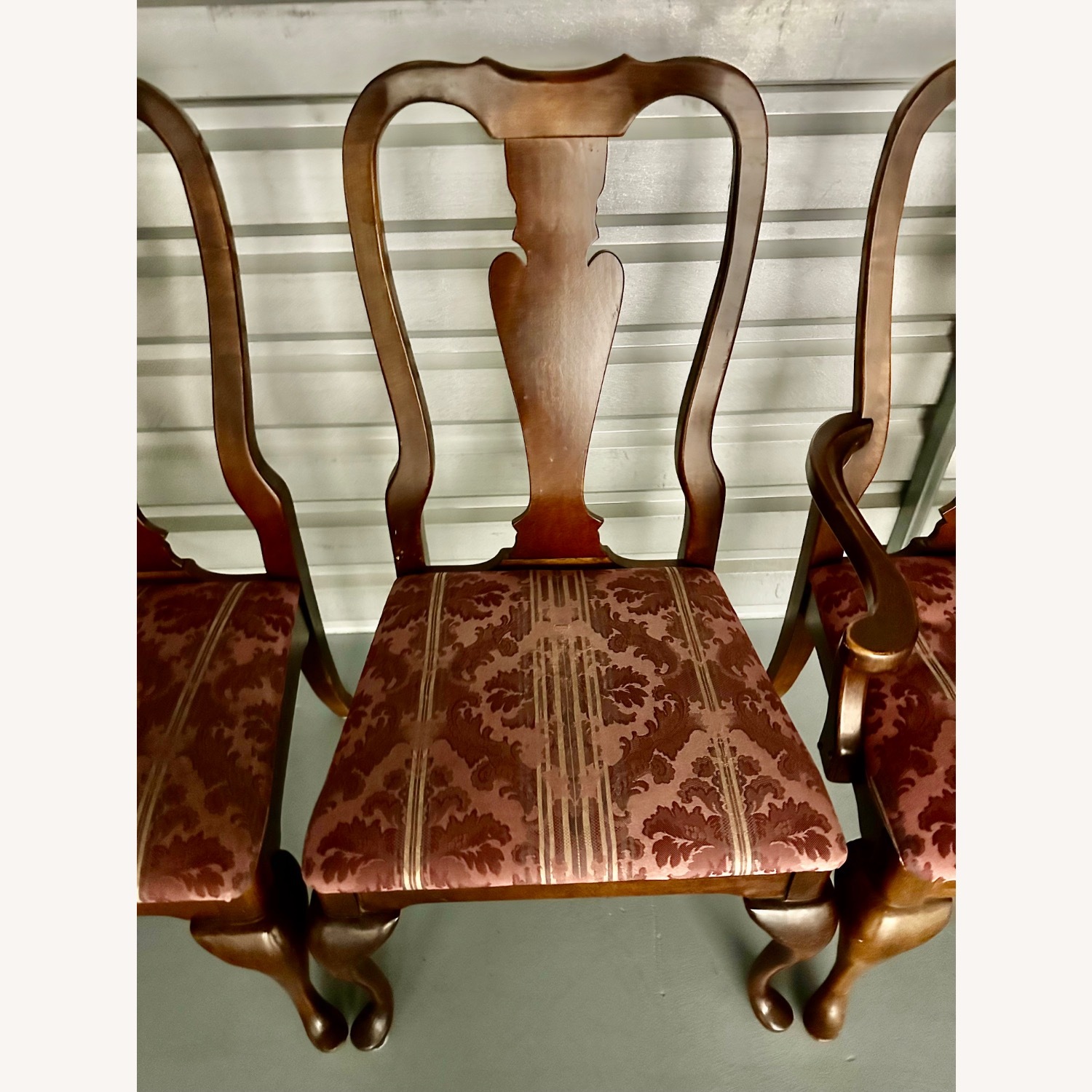Thomasville Oval Cherry Wood Dining Set - image-8