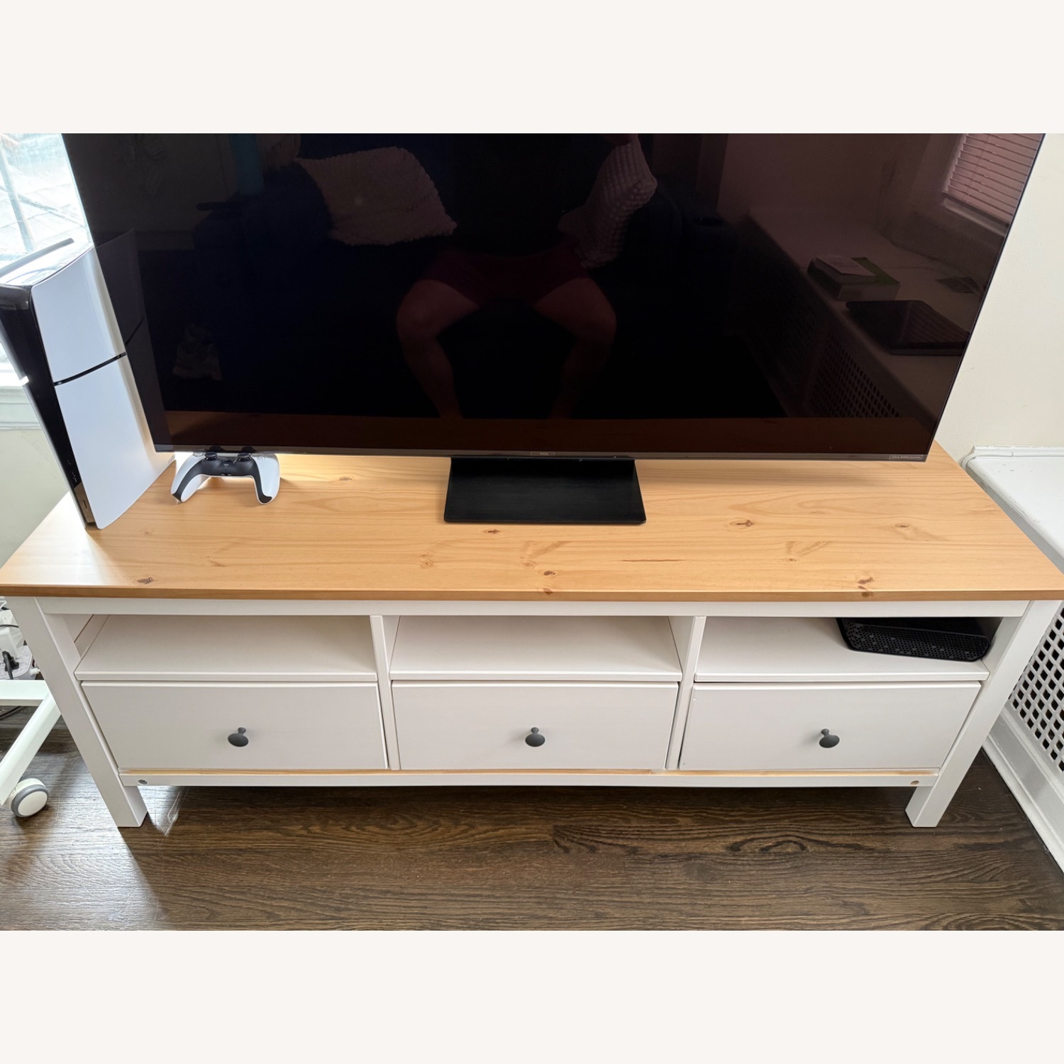 IKEA Hermes White TV unit - image-1