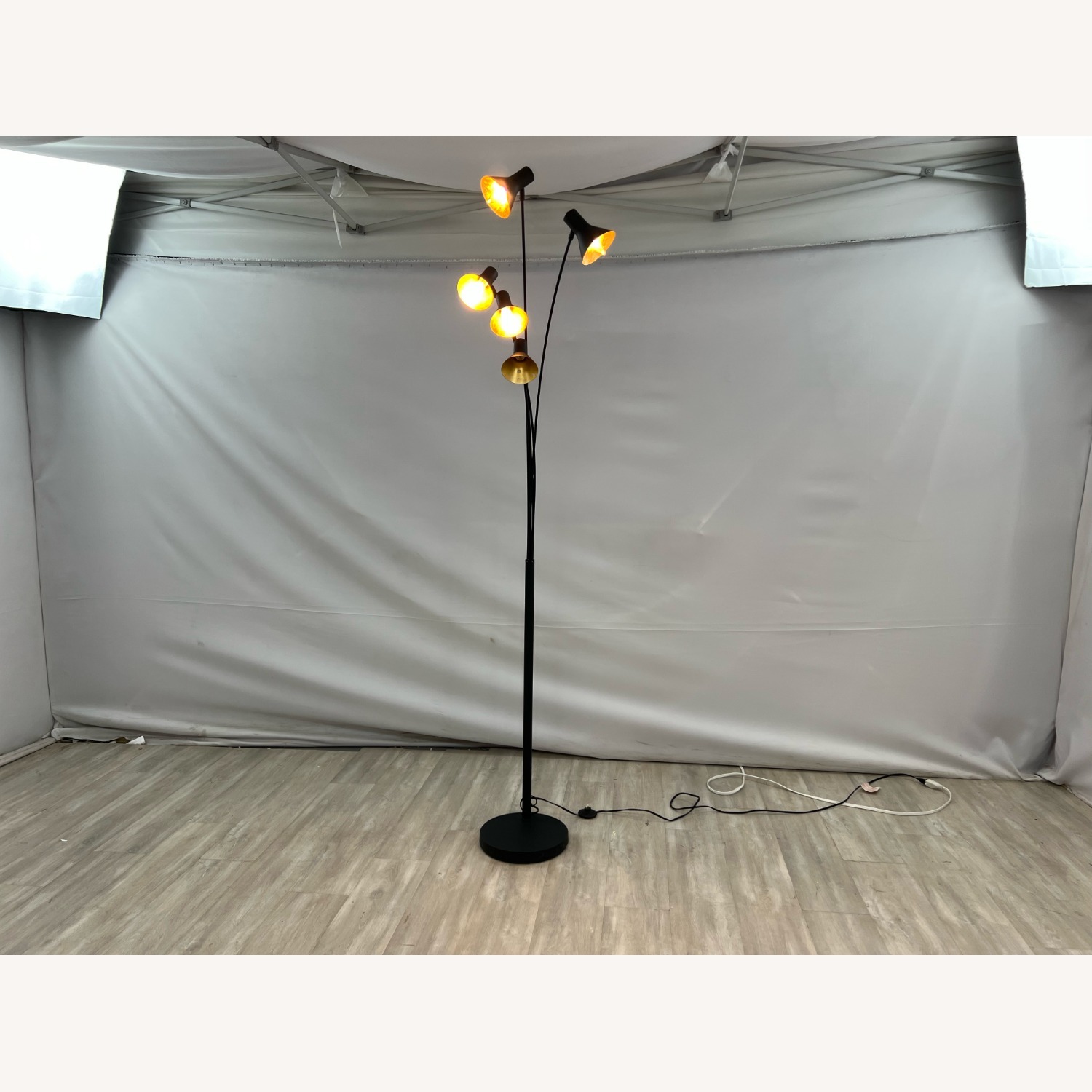 Archiology 5-Arch Steel Cone Arch Floor Lamps - image-2