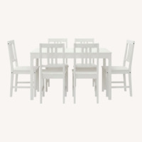 IKEA Ekedalen + Golf White Dining Sets