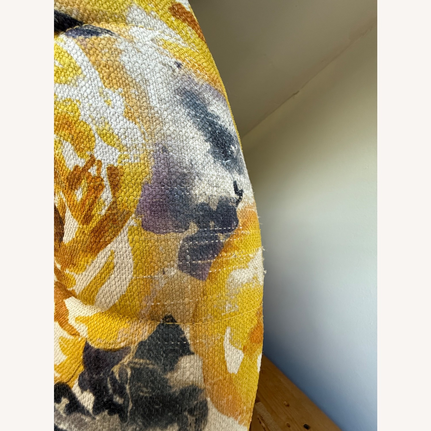 Home Depot Yellow Fabric Dining Chairs - image-2