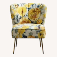 Home Depot Yellow Fabric Dining Chairs