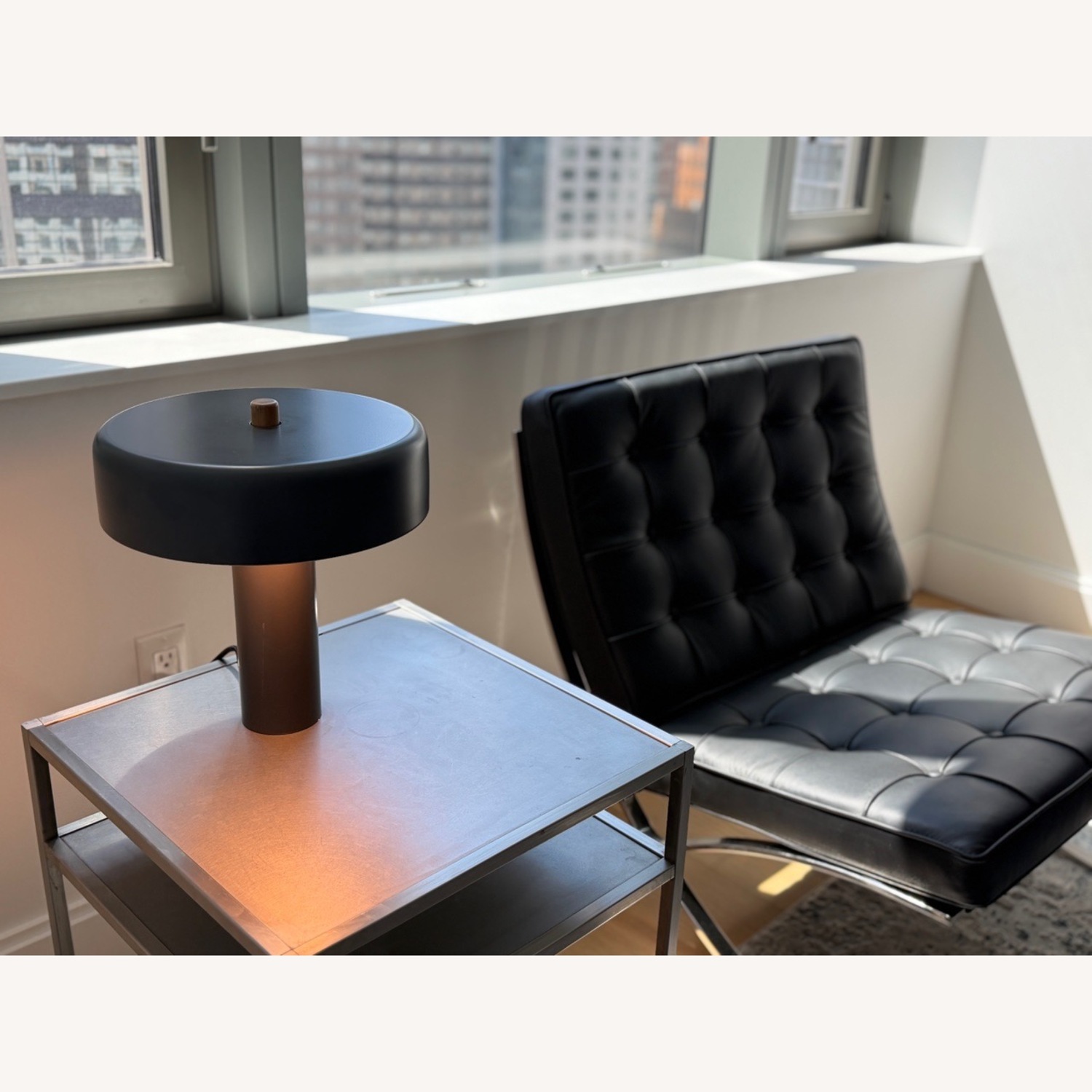 Blu Dot Punk Black Metal Table Lamp - image-6