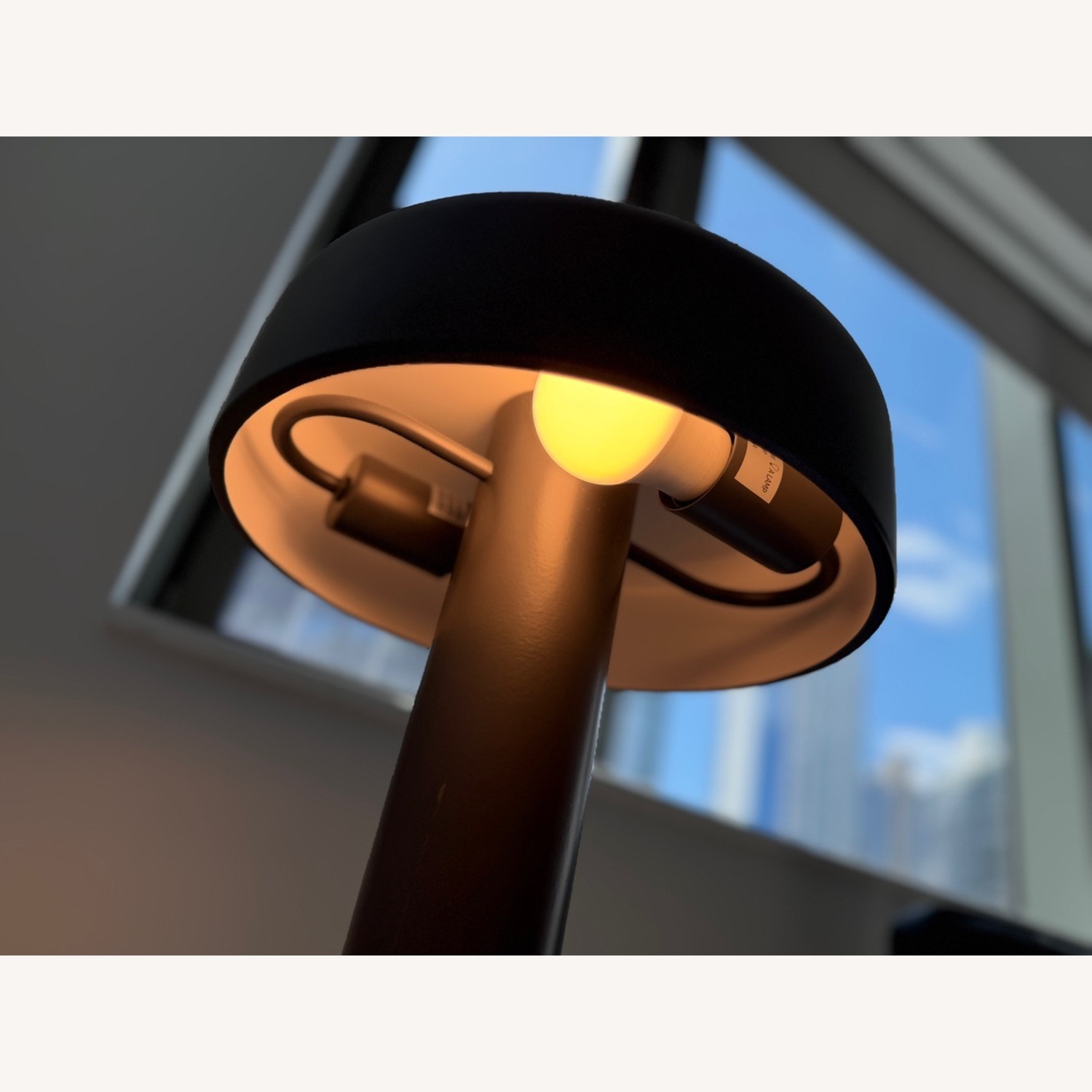 Blu Dot Punk Black Metal Table Lamp - image-5