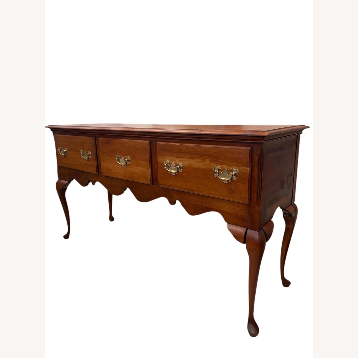Thomasville Solid Cherry Vintage Buffet Console - image-7