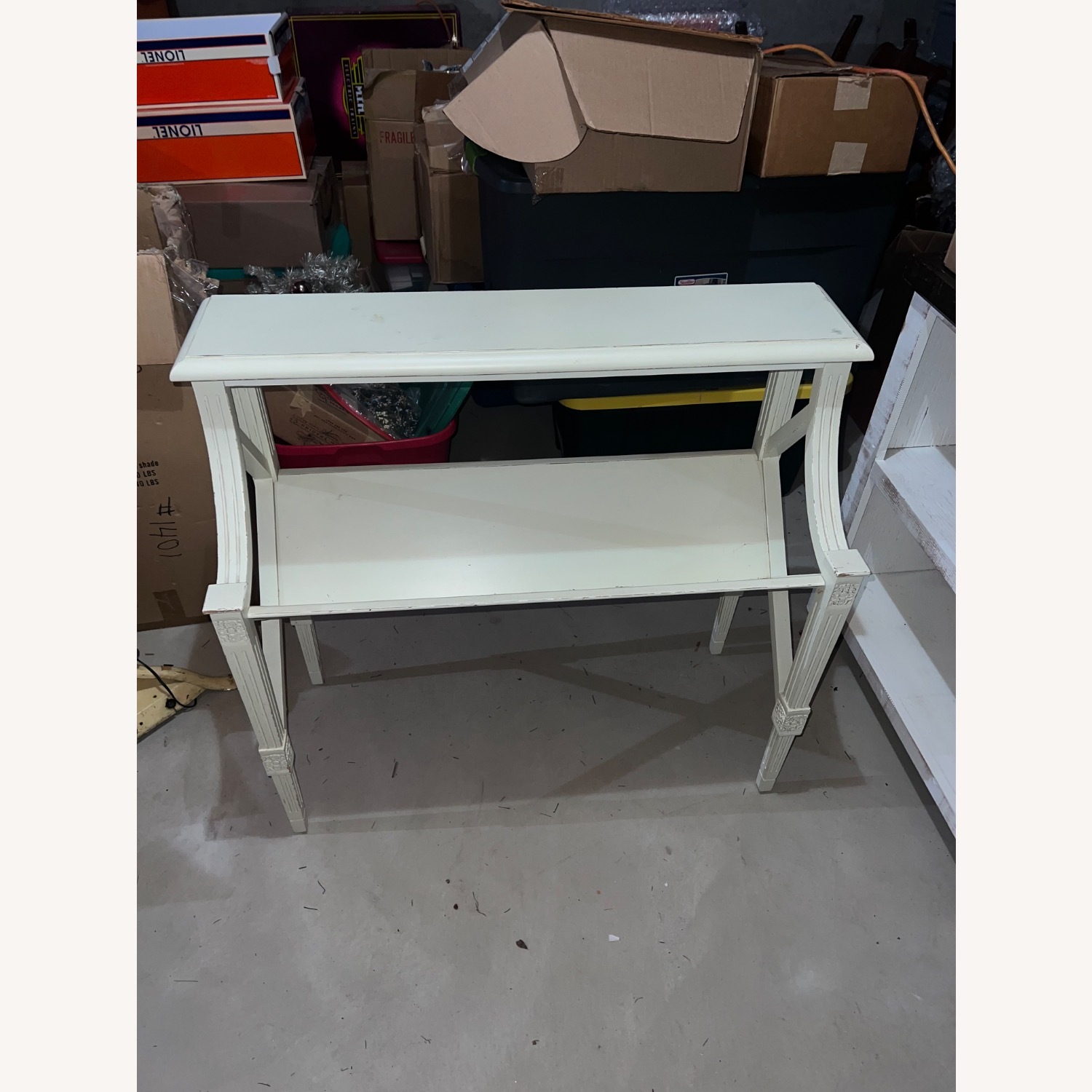 Ballard Designs White Wood Sideboard - image-1