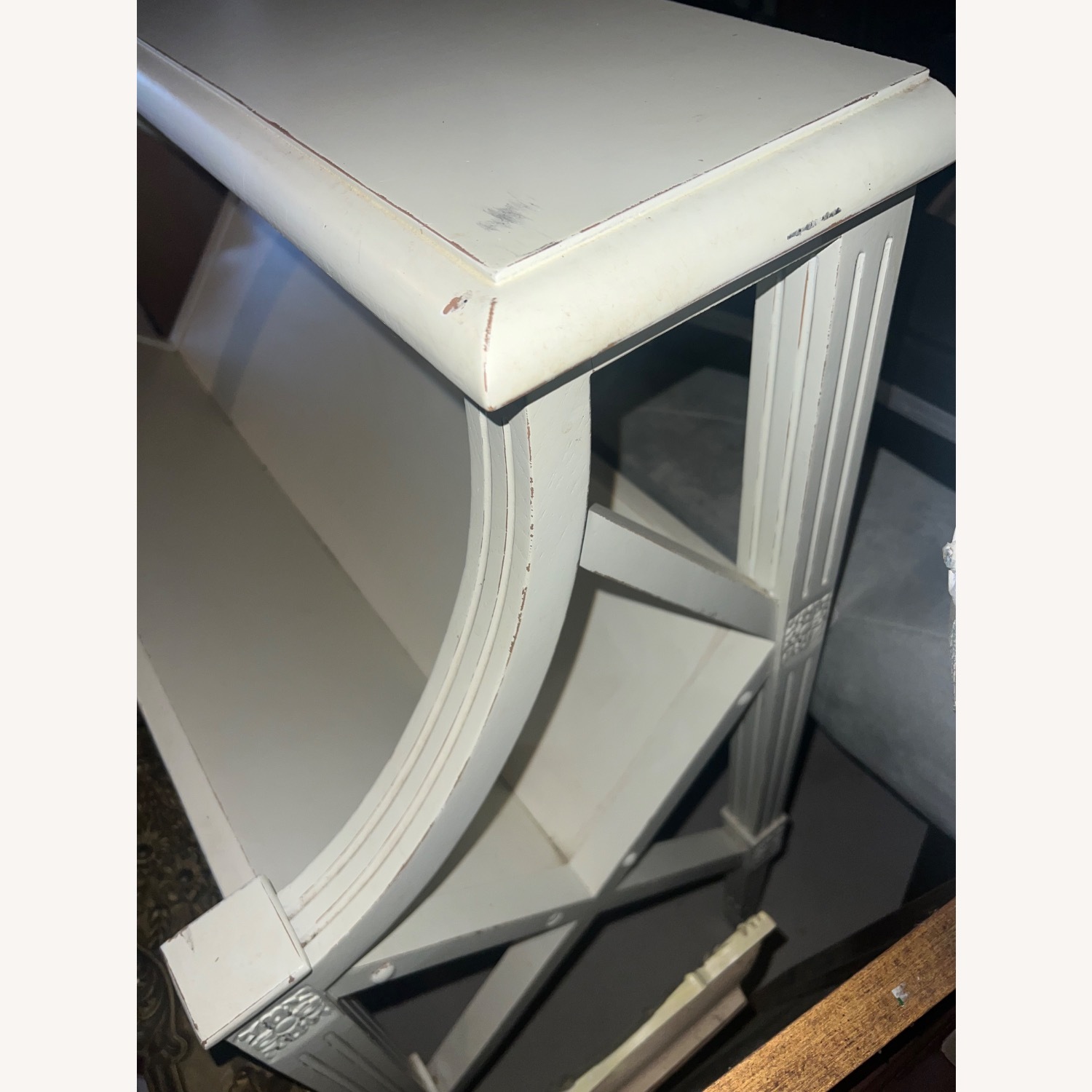 Ballard Designs White Wood Sideboard - image-2