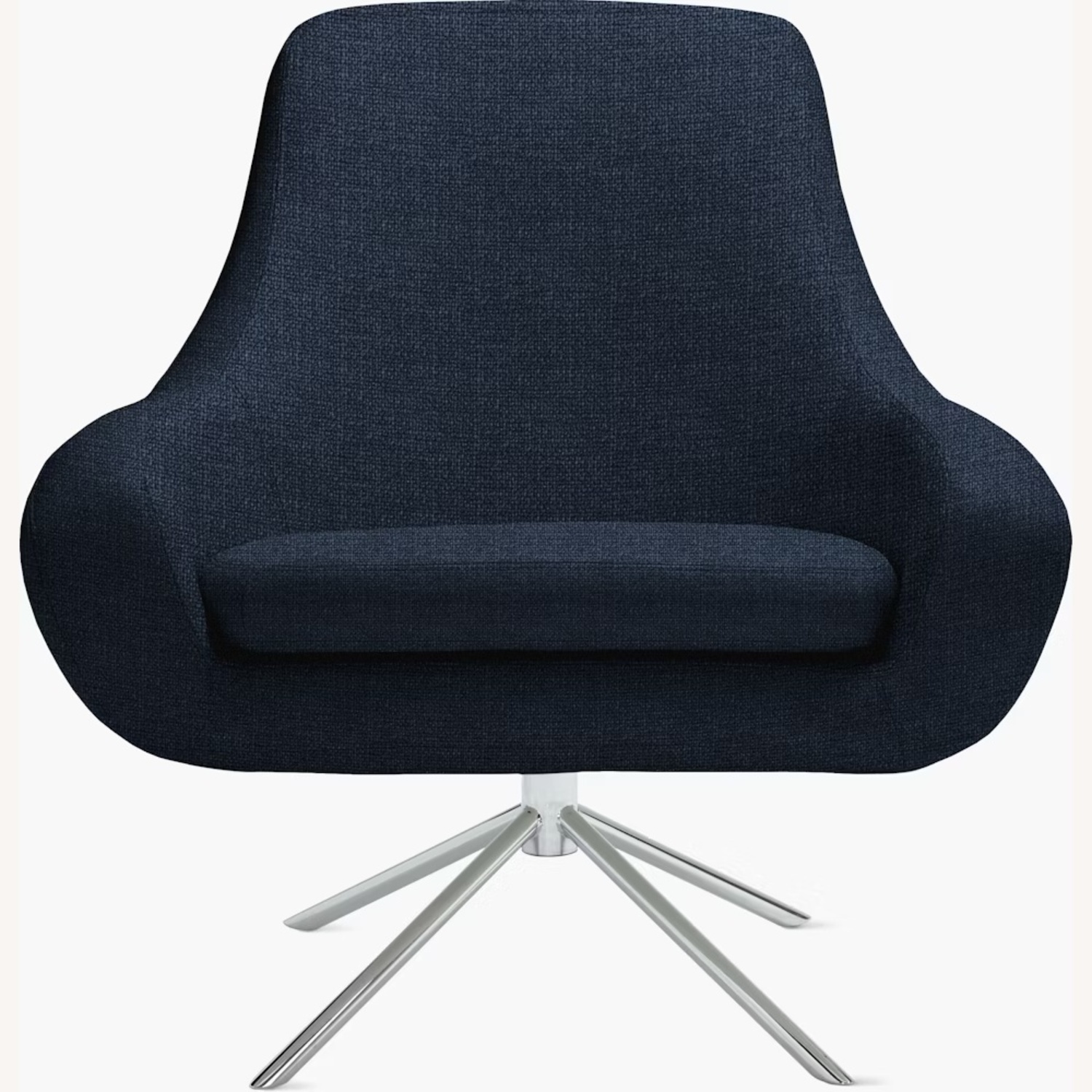 Design Within Reach Noomi Blue Fabric Armchair - image-6