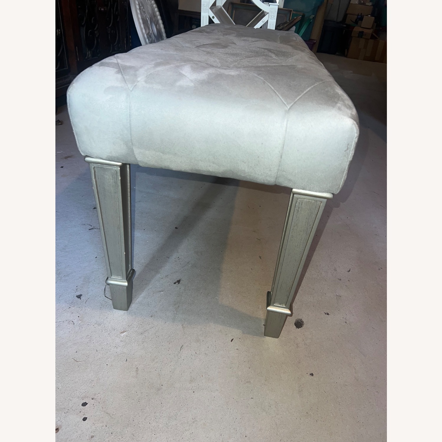 Pier 1 Imports Blue Bench - image-3