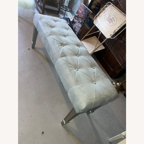 Used Pier 1 Imports Blue Bench for sale on AptDeco