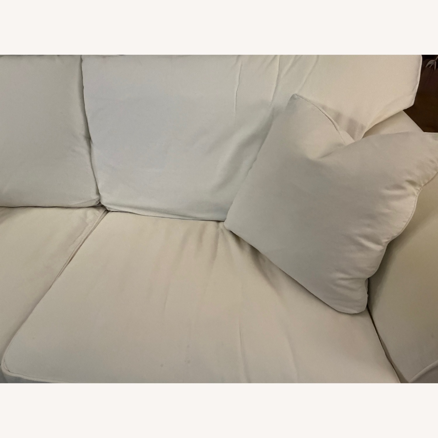 Wayfair Lark Manor White Fabric 2 Seater Sofa - image-7