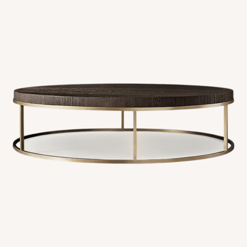 Used Restoration Hardware Nicholas Wood Coffee Table for sale on AptDeco