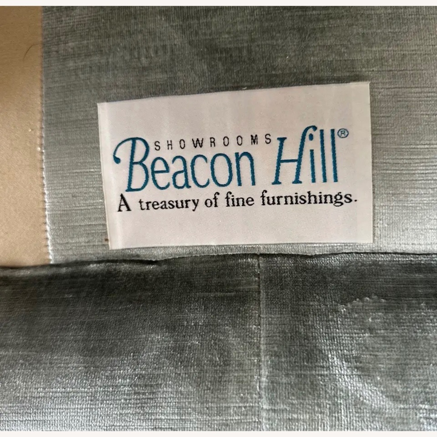 Beacon Hill Silver Velvet Loveseat - image-7