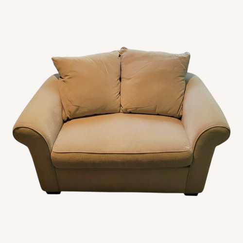 Used Overnight Sofa Corporation Natural Sleeper Sofa for sale on AptDeco