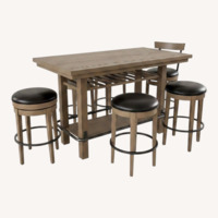 Value City Furniture Light Gray Wood Dining Sets