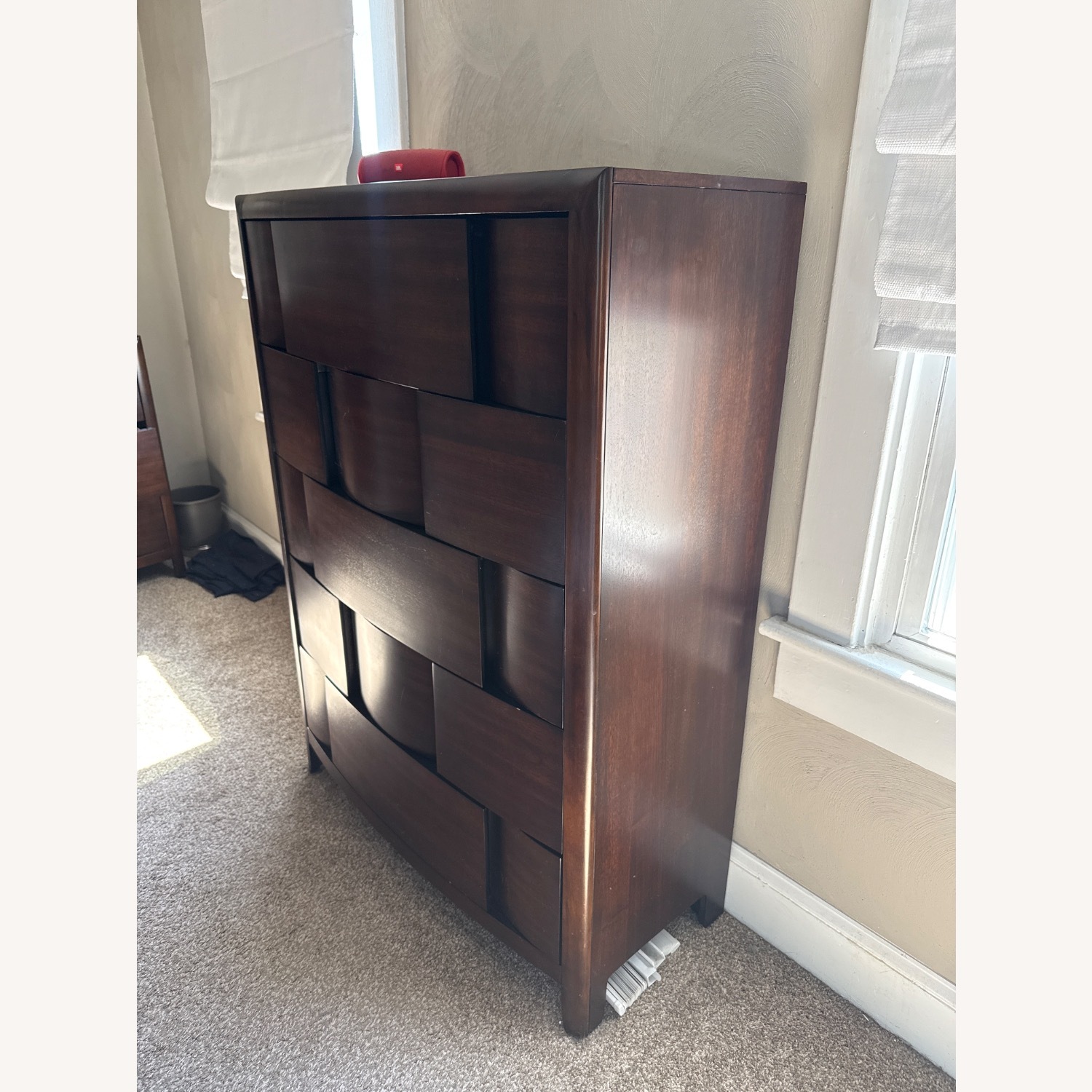 Rooms To Go Dark Brown Wood Dresser - image-2