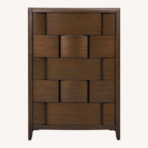 Used Rooms To Go Dark Brown Wood Dresser for sale on AptDeco